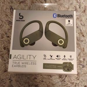 Bass Jaxx Agility Bluetooth earbuds